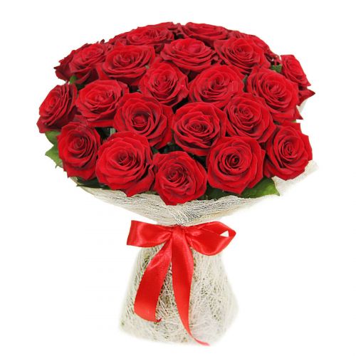 Букет 25 красных роз - купить с доставкой по Рыкакасам